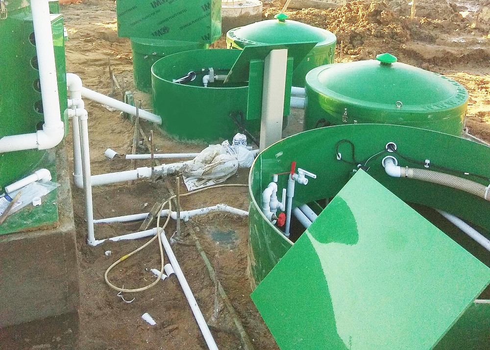 Хозяйственно-бытовой сток - 20 м3 в сутки, инфекционная больница, р. Дагестан, г. Избербаш